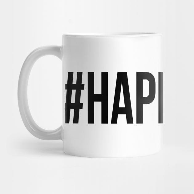 #Happiness (black) by GaryVeeApparel